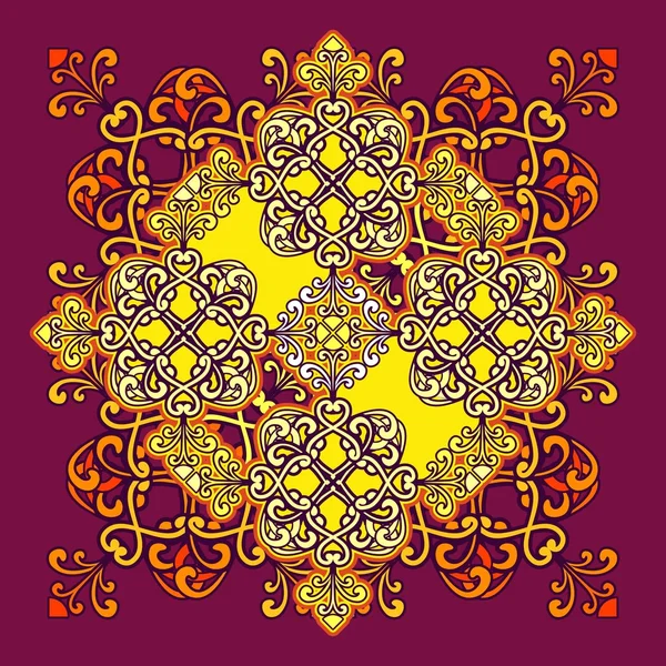 Mandala adorno árabe — Archivo Imágenes Vectoriales