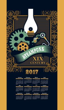 Takvim 2017 buhar punk