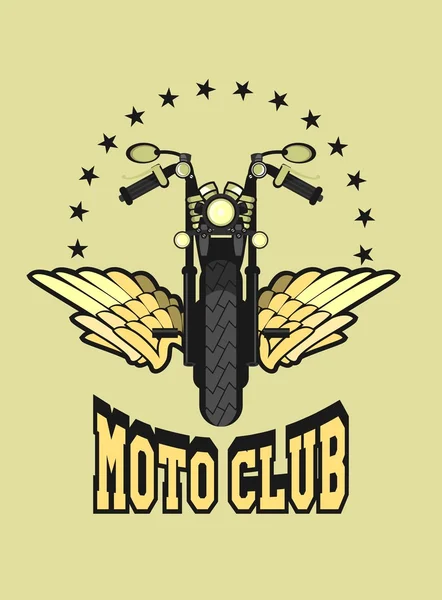 Logo klubu moto — Wektor stockowy