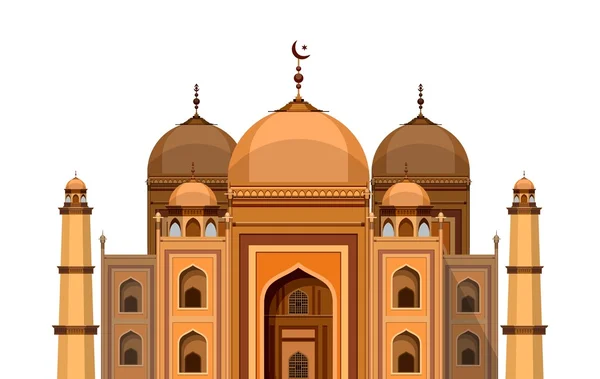 Vector moskén på vit bakgrund — Stock vektor