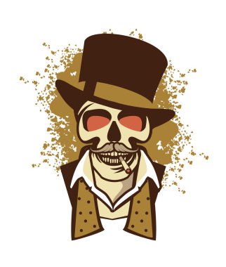 Beyaz bir arka plan üzerinde Casino retro logo
