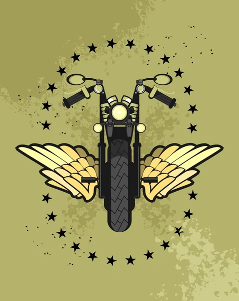 Logo moto clube — Vetor de Stock