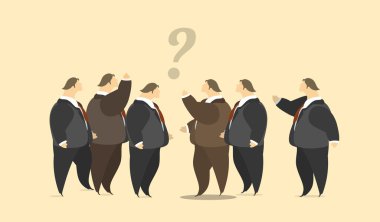 İşadamları toplantı grup