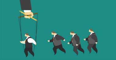 Kukla insanlar yol açar.