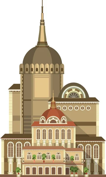 Bâtiment municipal — Image vectorielle