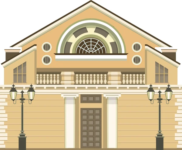 Edificio municipal — Vector de stock