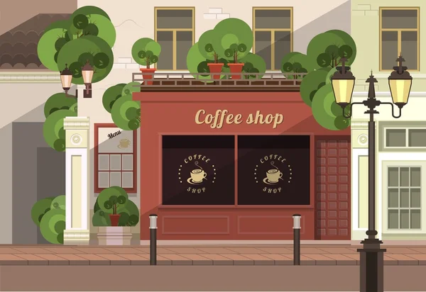 Townhouse shop — Stock Vector