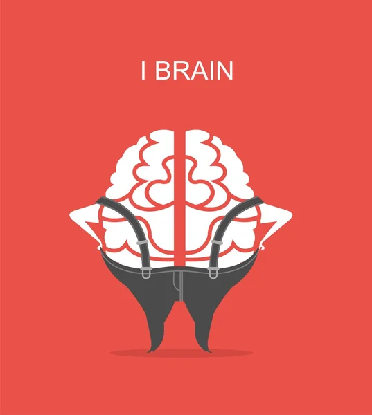 Podnikatelský koncept mozku — Stockový vektor