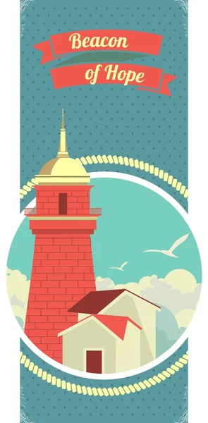 lighthouse emblem Card