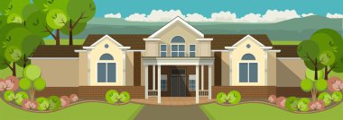 Country house clipart