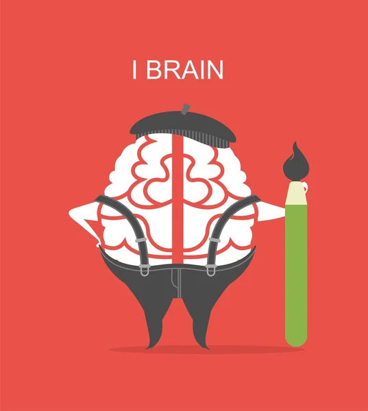 I cerebro — Vector de stock