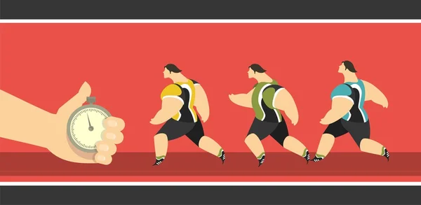 Running Sports — Stock Vector