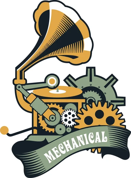 Steampunk-Mechanismus — Stockvektor