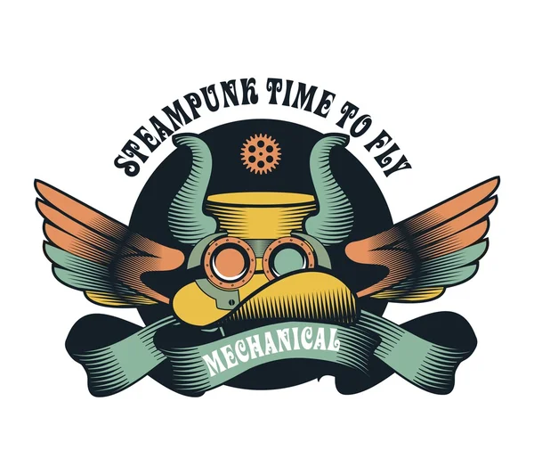 Mecanismo Steampunk — Vector de stock