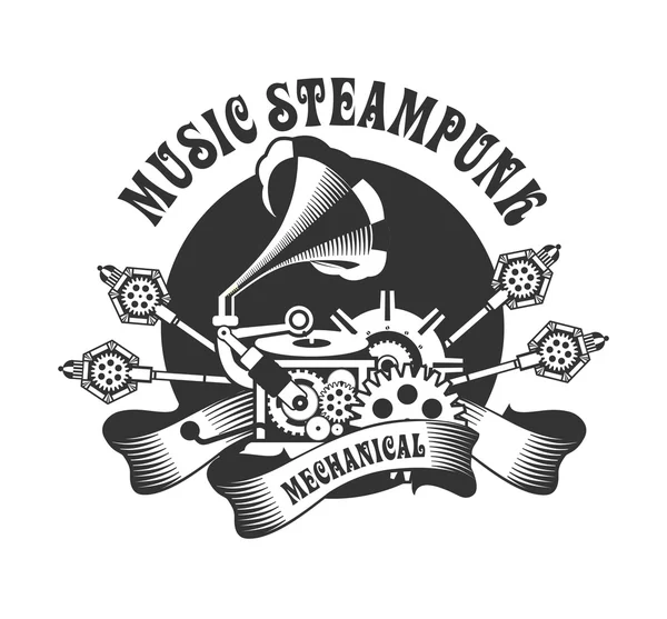 Steampunk mechanizmus — Stock Vector