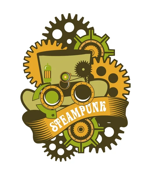 Meccanismo Steampunk — Vettoriale Stock