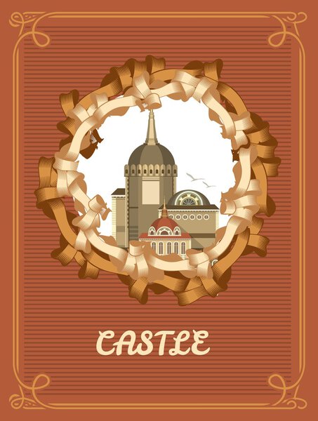 Vintage frame Castle