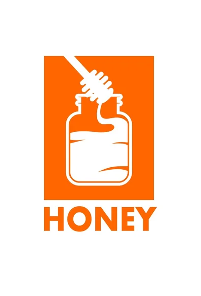 Honey logo — Stock Vector