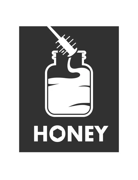 Honey logo — Stock Vector