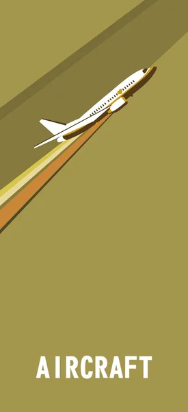 Státní znak letadla — Stockový vektor