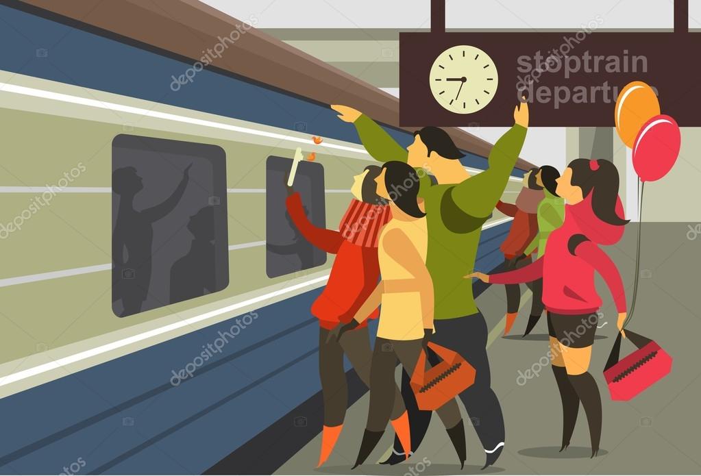 Railway station cartoon Vector Art Stock Images | Depositphotos Railway station cartoon Vector Art Stock Images | Depositphotos