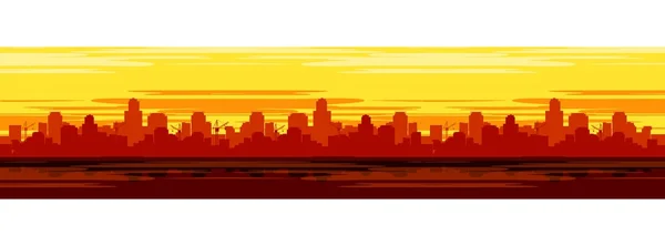 Cityscape vector achtergrond — Stockvector