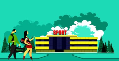 Spor kompleksi ziyaretçi