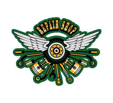 Lastik retro amblemi