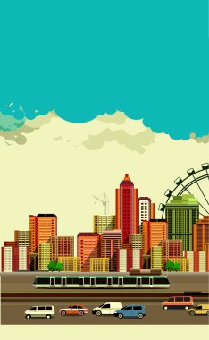 modern şehir manzarası