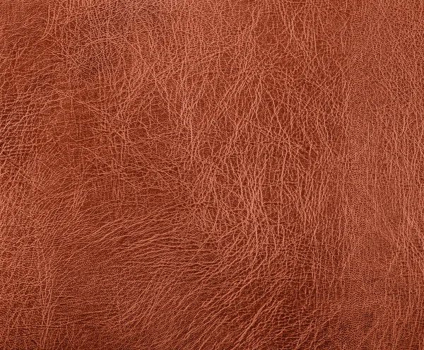 Full frame abstract brown leather surface — Stock Photo, Image