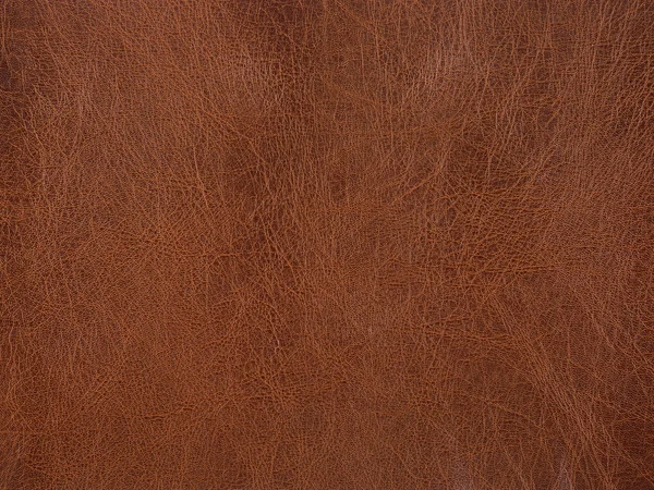 Full frame brown leather surface — Stock Photo, Image
