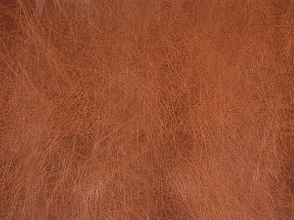 Full frame brown leather surface — Stock Photo, Image