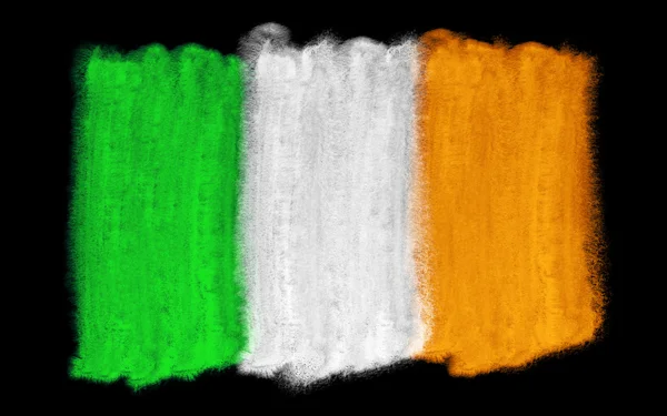 Ilustración de la bandera de Irlanda — Foto de Stock