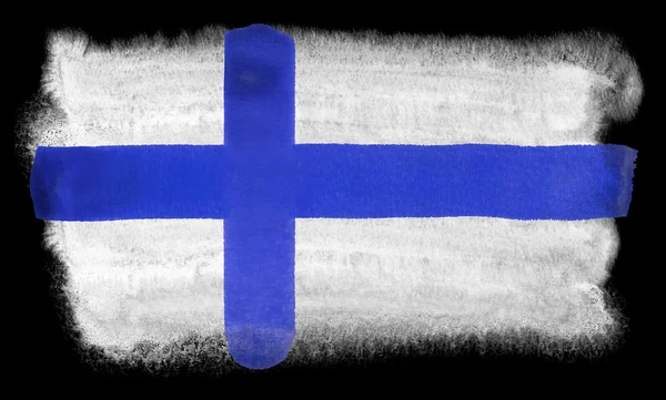 Ilustración de la bandera de Finlandia —  Fotos de Stock