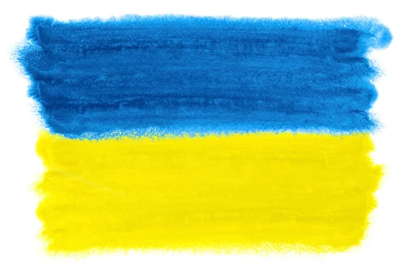 Illustration drapeau Ukraine — Photo