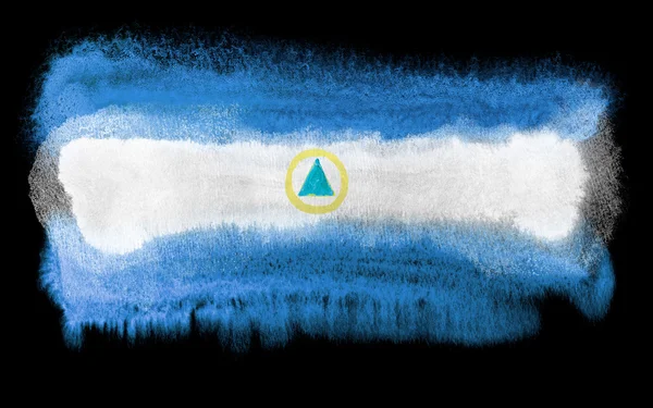 Nicarágua bandeira ilustração — Fotografia de Stock