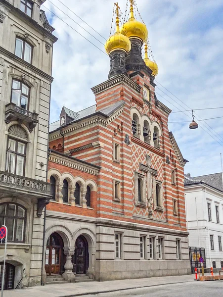 Pravoslavná církev v Kodani — Stock fotografie