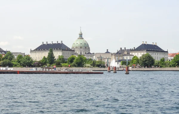 Waterkant landschap in Kopenhagen — Stockfoto