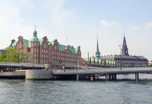 Waterkant landschap in Kopenhagen — Stockfoto