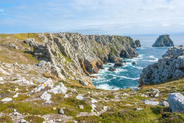 Pointe de Pen-Hir na Bretanha — Fotografia de Stock