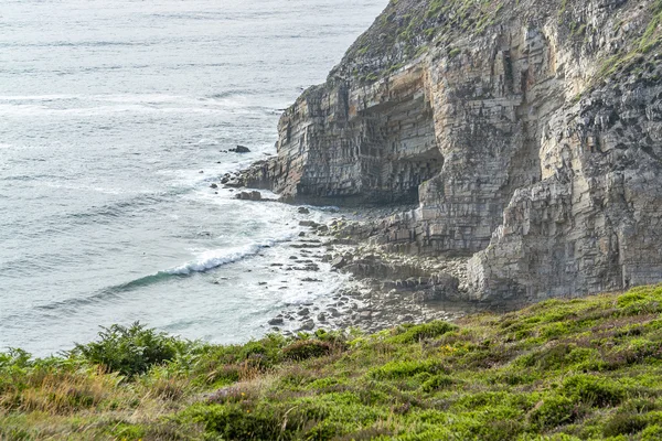 Pointe de Pen-Hir w Bretanii — Zdjęcie stockowe