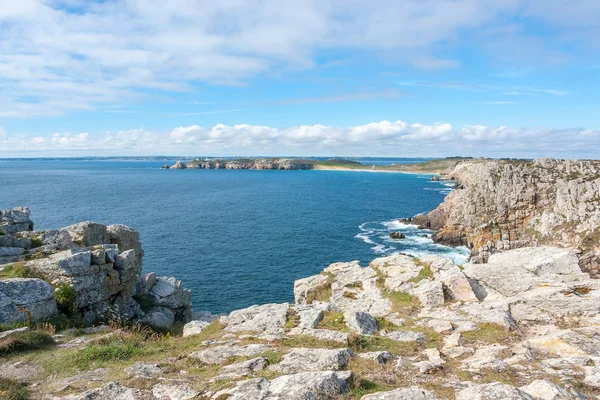 Pointe de Pen-Hir i Bretagne – stockfoto