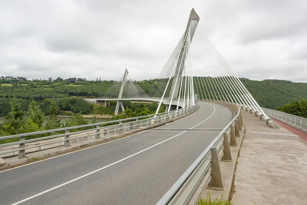 Terenez-bron i Bretagne — Stockfoto