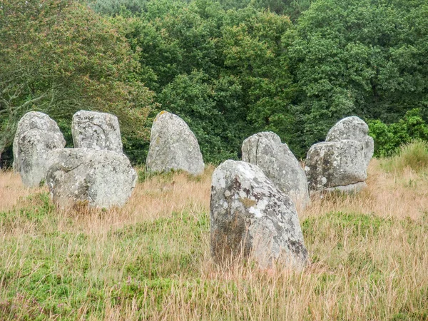 Piedras de carnac en Bretaña — Foto de Stock