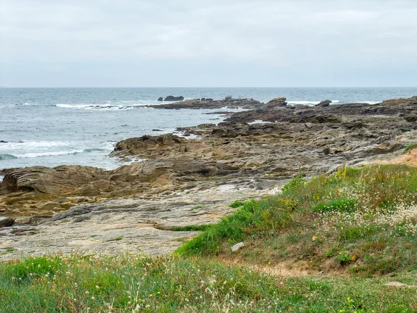 Brittany kıyı sahne — Stok fotoğraf