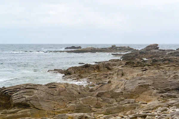 Brittany kıyı sahne — Stok fotoğraf