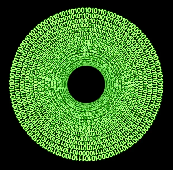 Radial binary theme — Stock Photo, Image