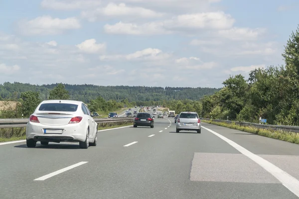 독일 고속도로 풍경 — 스톡 사진