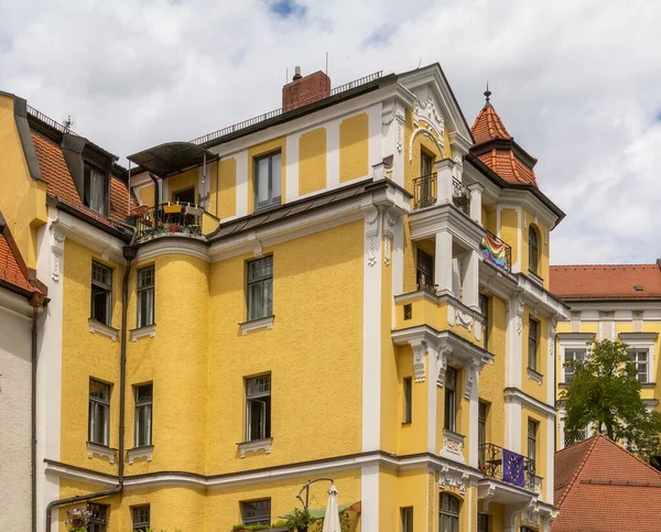 巴伐利亚下城帕索的建筑印象 — 图库照片