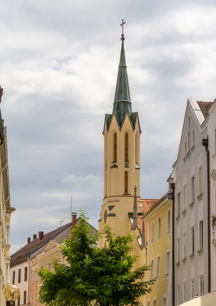 Impressão Arquitetônica Passau Uma Cidade Baixa Baviera Alemanha — Fotografia de Stock